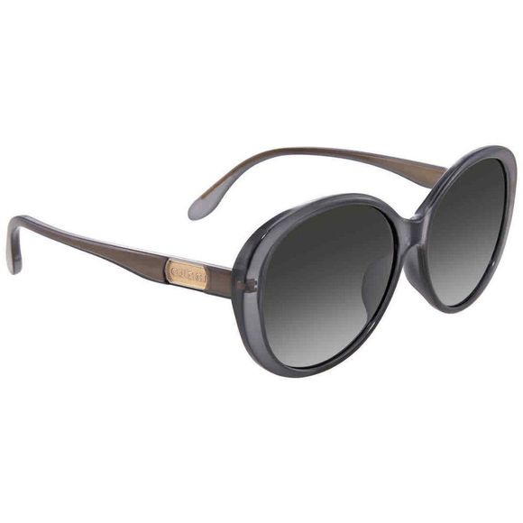 NEW Gucci Grey Round Women's Sunglasses - Picture 1 of 4